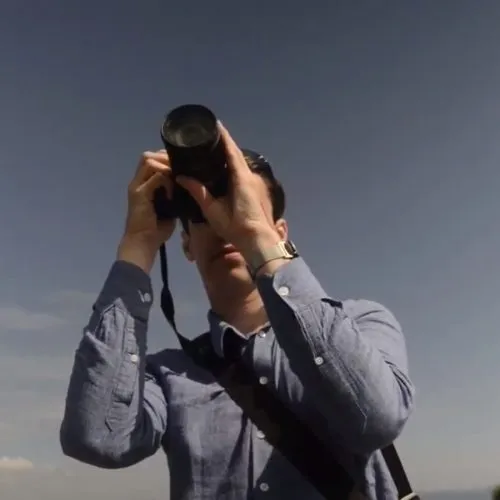 Blind Photographer Taking Photos